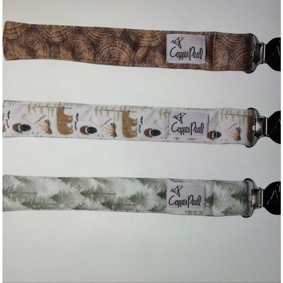 ❤️Copper Pearl Lumberjack Binky Clips 3Pack - Picture 5 of 5